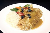 Macadamia Crusted Yellowtail Snapper